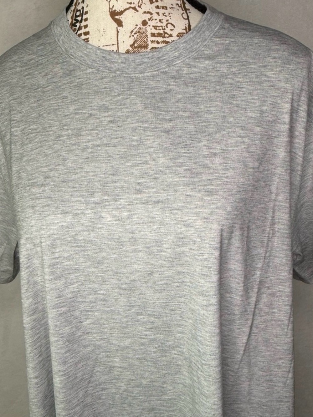 Lululemon All Yours Tee Dress Gray Prima Cotton Women’s Sz 8 NWT - Picture 3 of 3
